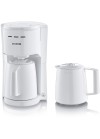 Cafetière Isotherme SEVERIN - 1000 Watts 1 Litre - Blanc