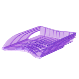 Corbeille à courrier ErichKrause® S-Wing, Standard, lilas (4650184532475)