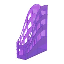 Porte-Papier vertical ErichKrause® S-Wing, Standard, 75mm, lilas (4650184532499)