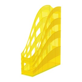 Porte-Papier vertical ErichKrause® S-Wing, Standard, 75mm, Jaune (4650184515119)