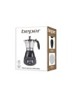 Cafetière Electrique BEPER - 3 Tasses - 400 Watt - Noir (BC.040N)