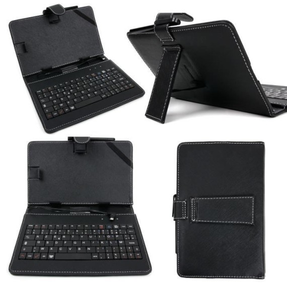 Etui de Protection avec Clavier Pour Tablette 7" Noir prix