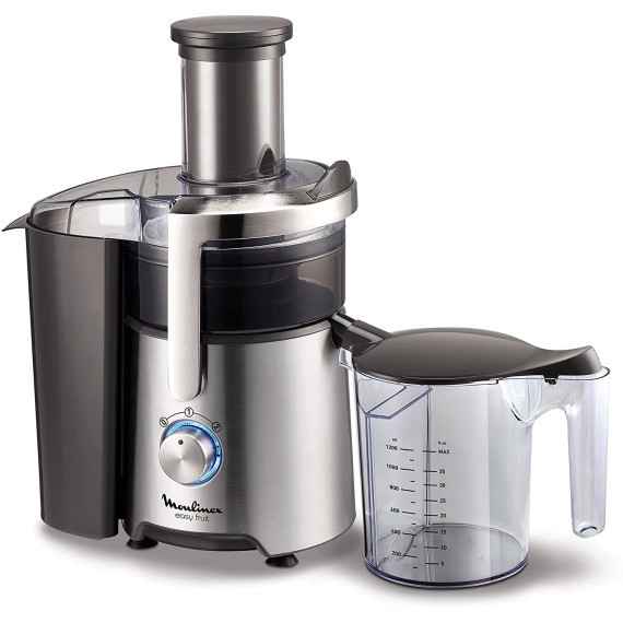 Centrifugeuse 2 Speed MOULINEX 1.5 Litres - 800 Watt - Noir & Inox (JU610D10)