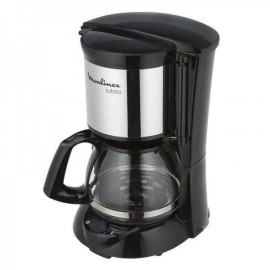 Cafetière MOULINEX 6 Tasses - 650 Watt - Noir/Inox (FG151825)