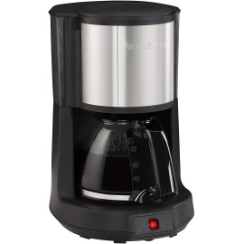 Cafetière MOULINEX Subito 1000 Watt - 15 Tasses - Noir/Inox (FG370811)