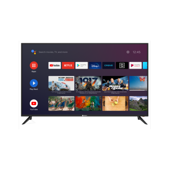 Téléviseur VEGA 65" LED UHD Smart Android TV Récepteur Intégré (F65F1UBG) en Tunisie