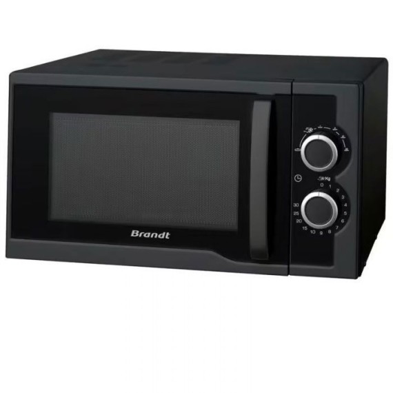 Micro Ondes BRANDT Monofonction  25 litres 900 Watt - Noir (SM2500B)