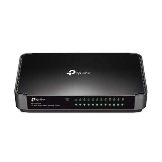 Switch TP-LINK 24 ports 10/100 Mbps - Noir (TL-SF1024M)