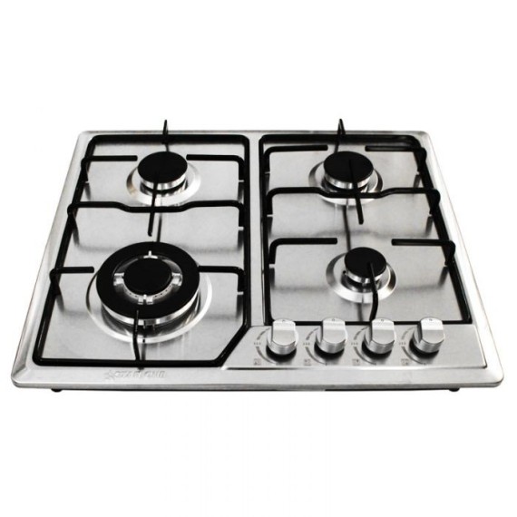 Plaque De Cuisson STAR ONE 4 feux 60CM - Inox (ST-614)