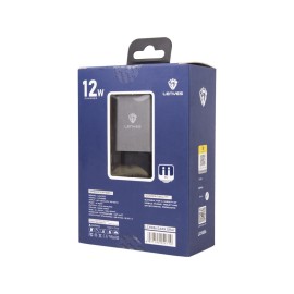 Chargeur LENYES iphone USB 2.4A 12W 2xUSB (LCH086)