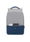 Sac à dos RIVACASE Pour PC Portable 15.6" - Gris & Bleu (R-7562-GRIS-BLEU)