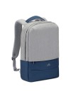 Sac à dos RIVACASE Pour PC Portable 15.6" - Gris & Bleu (R-7562-GRIS-BLEU)