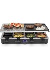 Appareil à Raclette et Pierre à Cuire1400 Watt - 8 Personnes - Noir (RA-2723)