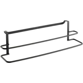 Support de Rangement METALTEX Pour Serviette et Torchon LAVA 38x10x9CM - Noir (35.26.03)