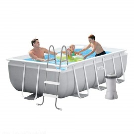 Piscine INTEX Hors-Sol Autoportante - Gris (26784)