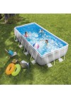 Piscine INTEX Hors-Sol Autoportante - Gris (26784)