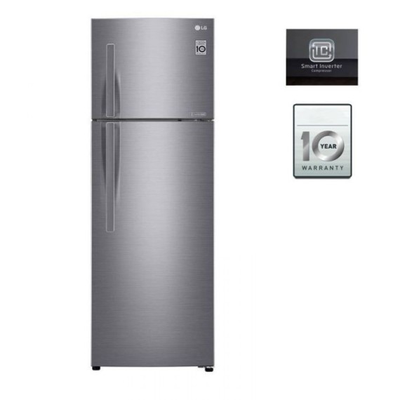 Réfrigérateur LG 345 Litres NoFrost - Inox (GL-C402RLCB)