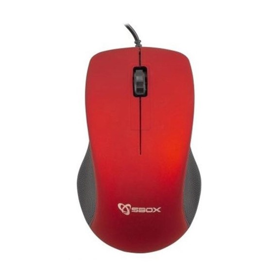 Souris Optique Filaire S-BOX M-958R - Rouge