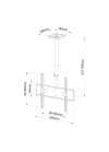 Support de Plafond Tournant SBOX CPLB-102M Pour TV 30"-50" Support de Plafond Tournant SBOX CPLB-102M Pour TV 30"-50"