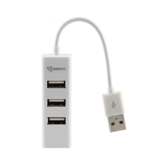 Hub USB 4 Ports SBOX H-204W - Blanc