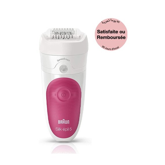 Épilateur BRAUN Silk-épil 5 Sens Smart avec 3 Accessoires (SES5/500)