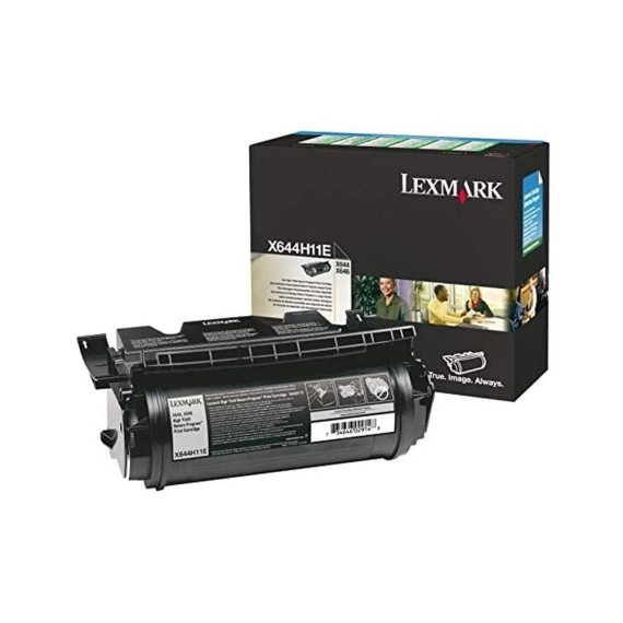 Toner Original Lexmark X64X Noir (21K) - X644H11E