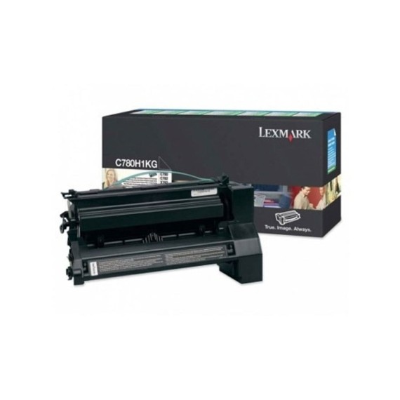 Toner Original LEXMARK C780, C782 Black (10K) - C780H1KG