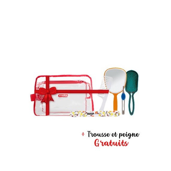 Pack Beauté Miroire + Pince à épiler + Limes + Brosse