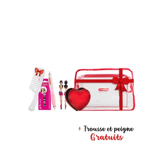 Pack Amour Box Brosse + Polisoir 6 Faces + Pince à épiler + Coupe Ongles