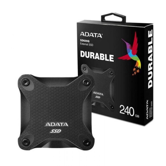 Disque Dur Externe ADATA SD600Q 240Go SSD USB 3.2 - Noir