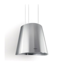 Hotte Centrale Lustre FOCUS LAGO 50 CM - Inox