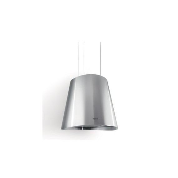 Hotte Centrale Lustre FOCUS LAGO 50 CM - Inox