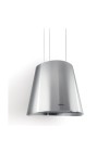 Hotte Centrale Lustre FOCUS LAGO 50 CM - Inox