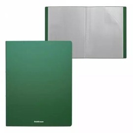 Protège-Documents ErichKrause® - 20 Pochettes polypropylènes - mat classique A4 - Vert