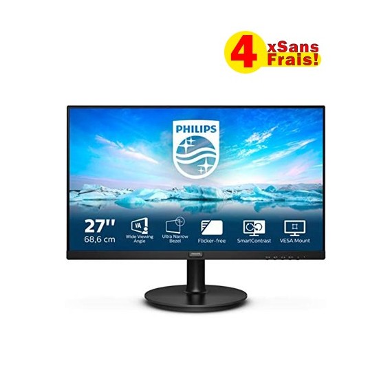 Ecran PHILIPS 271V8LA 27" IPS FULL HD / 75 HZ (271V8LA) meilleur prix