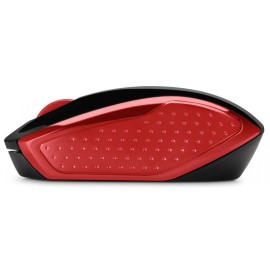 Souris Optique HP Sans Fil 200 / Rouge (7KX10AA)