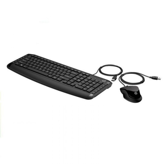 Ensemble Clavier + Souris Filaire  HP 200 FR - Noir (9DF28AA)