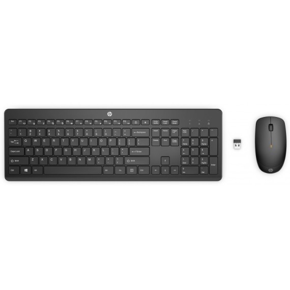 Ensemble Clavier et souris SANS FIL HP 230 AZERTY   (18H24AA)