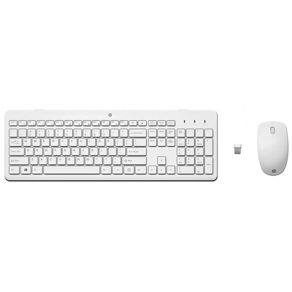 Ensemble Clavier Qwerty et souris SANS FIL HP 230 AZERTY ( 3L1F0AA)