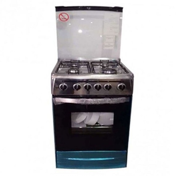 Cuisinière AUXSTAR 50 CM 4 Feux Inox (AUX50IX)