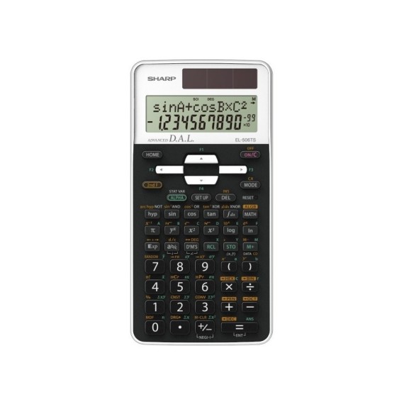 Calculatrice Scientifique Sharp - Blanc (EL-506TS-BWH)