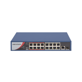 Switch Hikvision 16 Port Fast Ethernet Unmanaged POE - DS-3E0318P-E/M(B)