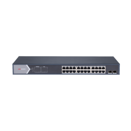 Switch 24 Port Hikvision Fast Ethernet Unmanaged POE - DS-3E0526P-E/M