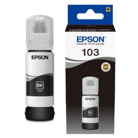 Bouteille D'encre Original EPSON 103 pour  L3110/L1110 -65ml - Noir (C13T00S14)