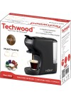 Cafetière Expresso Techwood TCA-196N Multi-Capsules Noir