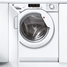 Lave linge encastrable Hoover H-Wash 300 Lite 9Kg - Blanc (HBWS49D2E-80)