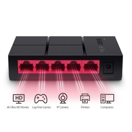 Switch de bureau MERCUSYS 5 Ports 10/100/1000 MBPS (MS105G)