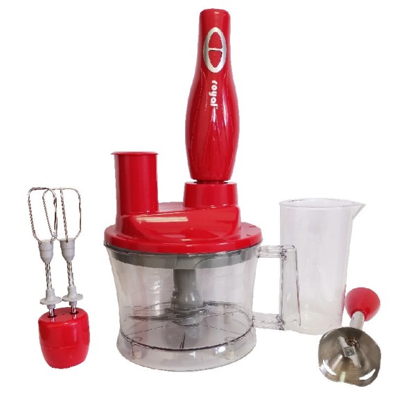 Set hachoir mixeur plongeant Royal 1700W BLD-13 Rouge