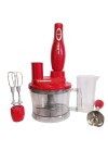 Set hachoir mixeur plongeant Royal 1700W BLD-13 Rouge