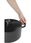 Cocotte Sitram Sitrabella fonte 4 litres Noir